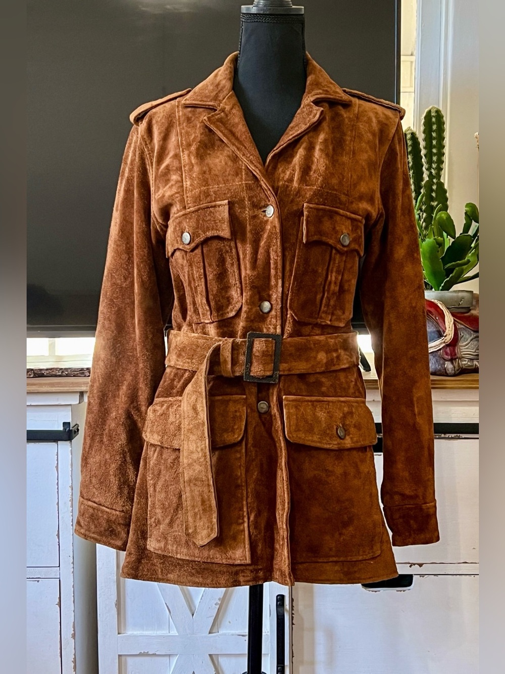 Hey there, Cowgirl! Gorgeous STS RANCHWEAR Suede Chesnut Jacket - Size S…